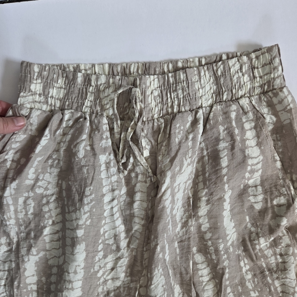 NWT Ayriss Chic Neutral Printed Kimono Set Loungewear longline cruise resort S - Picture 4 of 9